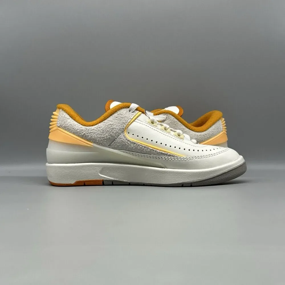 Nike Air Jordan 2 Retro Low 'Craft' Sail Melon Tint Sneaker DV9956-118 Me Size 4